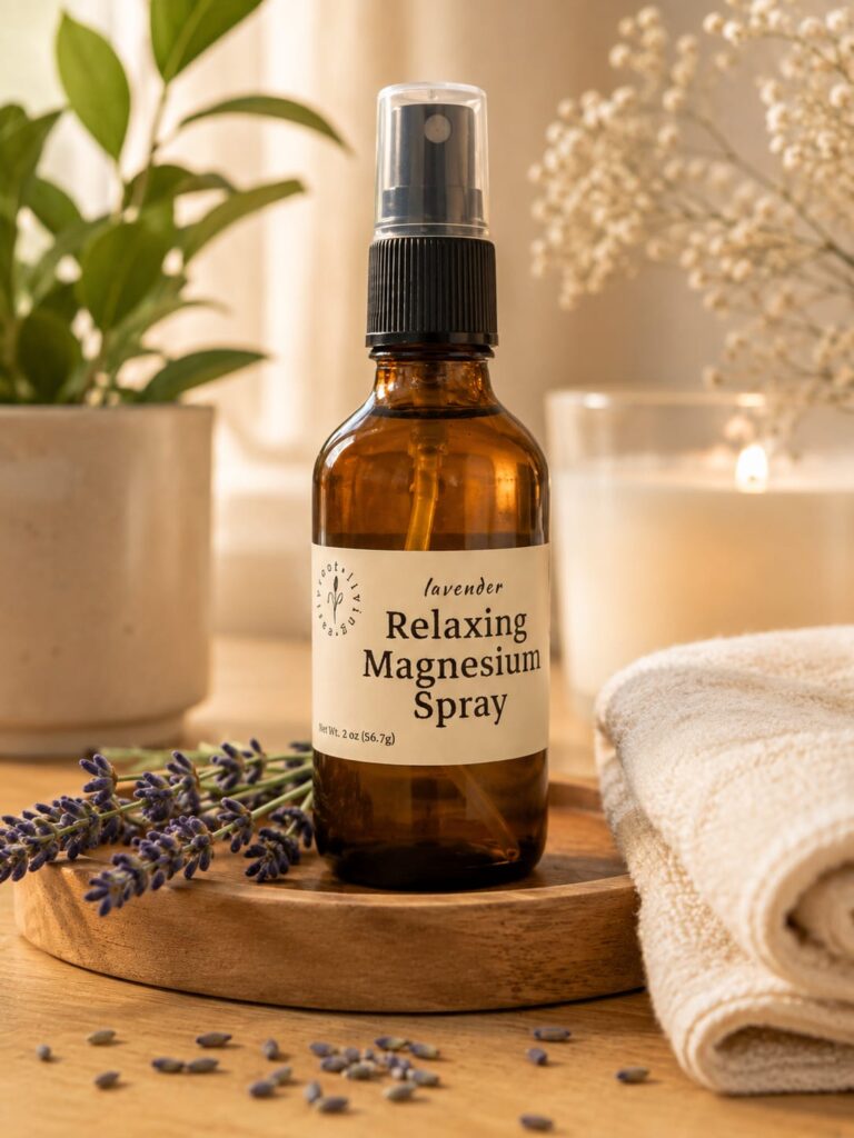 lavender relaxing magnesium spray
